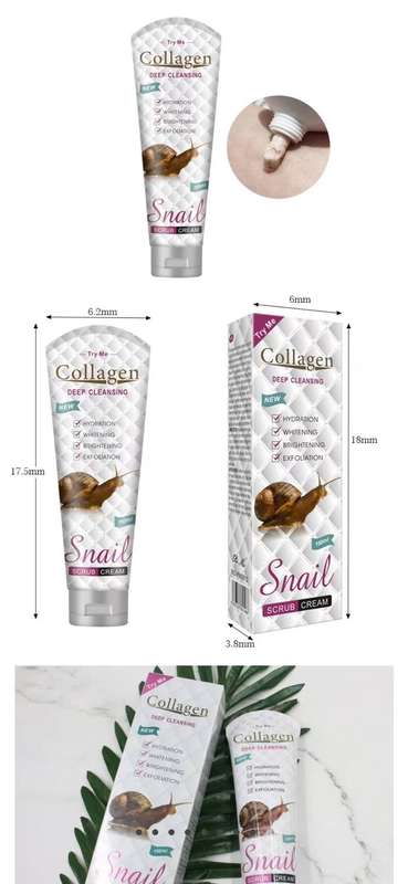 Collagen Snail Scrub Cream 100ml Pei Mei PM6912