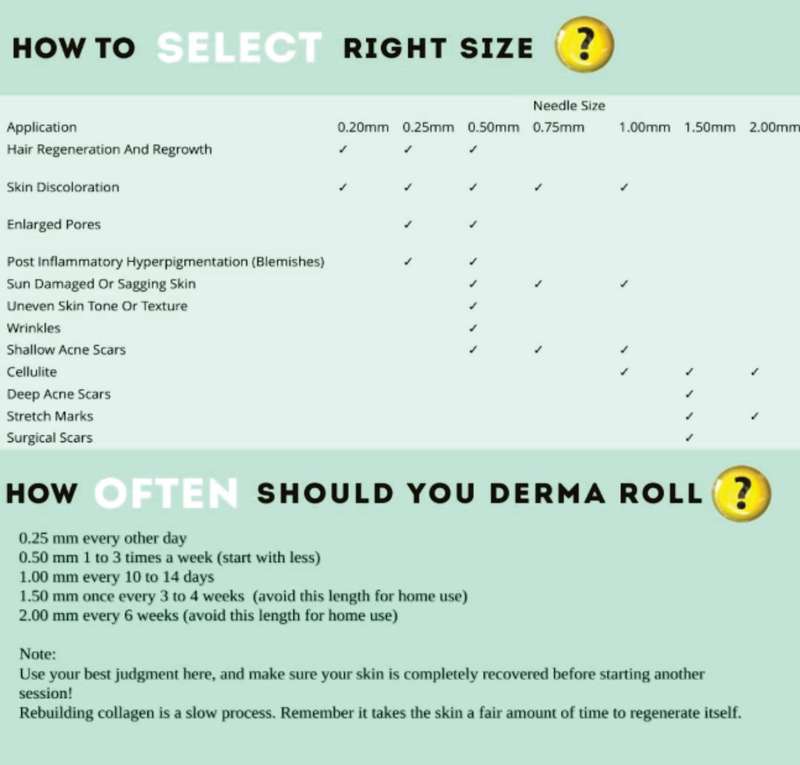 Derma Roller System 540 Needles - 0.50mm