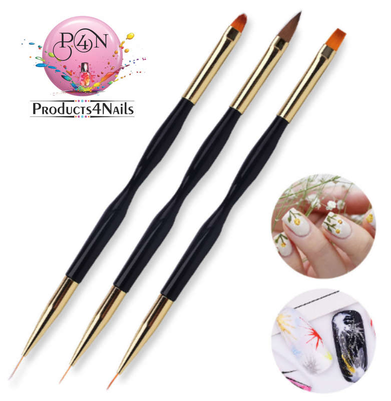 Double Side Strip Brush for Acrylic or Poly Gel