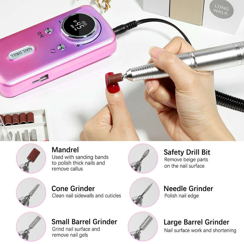 Nail Drill Machine Professional Edition 45000RPM - TOT-V6