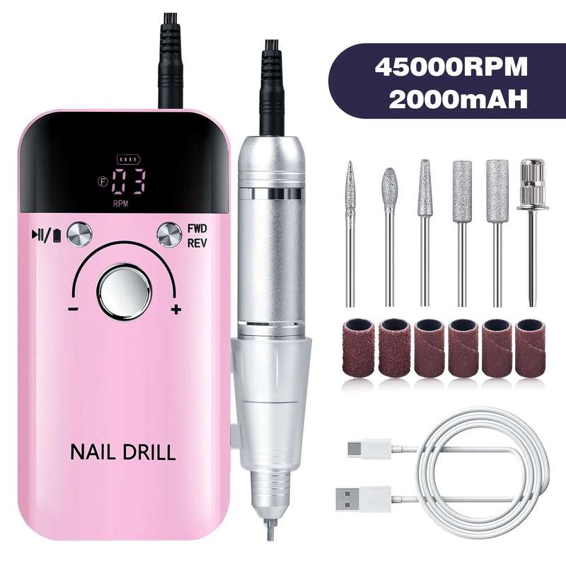 Nail Drill Machine Professional Edition 45000RPM - TOT-V6