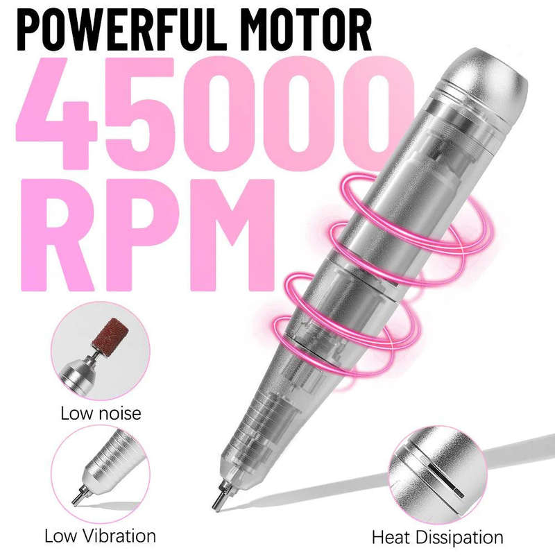 Nail Drill Machine Professional Edition 45000RPM - TOT-V6