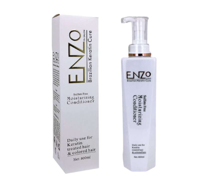 Enzo Professional Hair Moisturising Conditioner 800ml for Treated or Coloured Hair