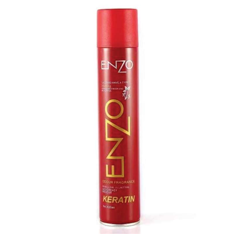 Enzo Hair Spray 420ml  Odour Fragrance, No Greasy, Pure & Fresh