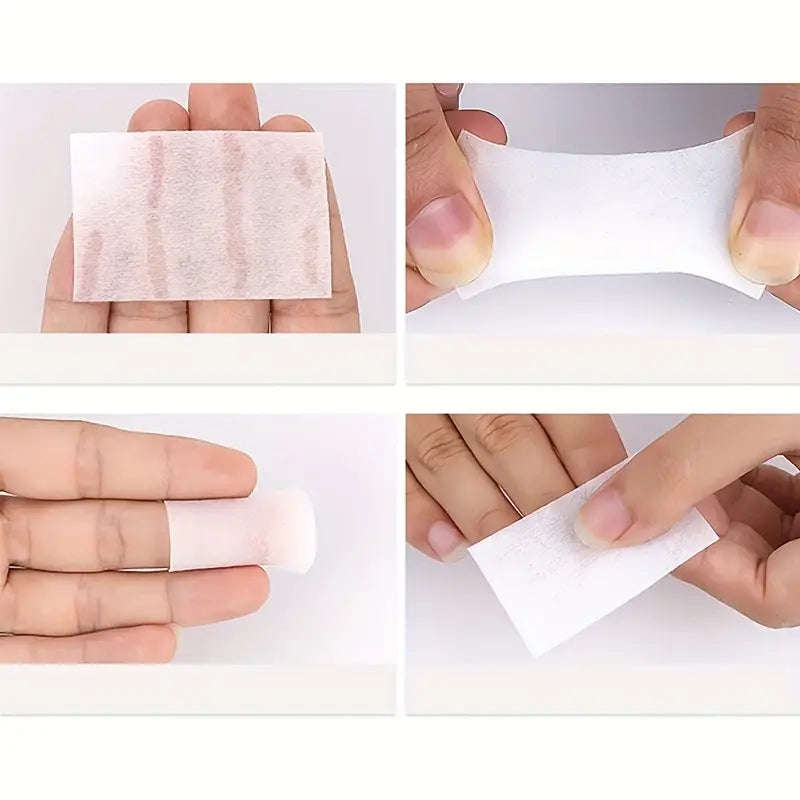 Nail Polish Remover Pads 1000 Pieces (SOFT) - Disposable Lint Free Nail Wipes Pad, Clean Acrylic ...