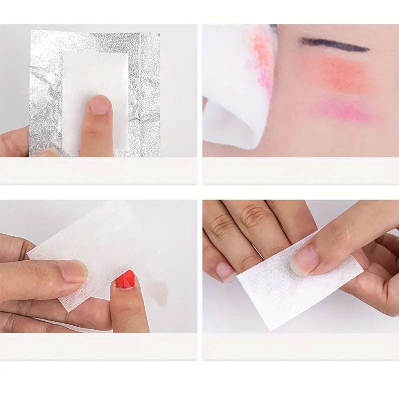 Nail Polish Remover Pads 1000 Pieces (SOFT) - Disposable Lint Free Nail Wipes Pad, Clean Acrylic ...