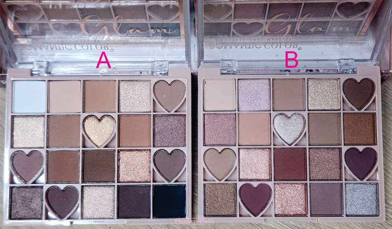 Glam Eyeshadow Palette 20 pieces - Romantic Colour Makeup - RC6914