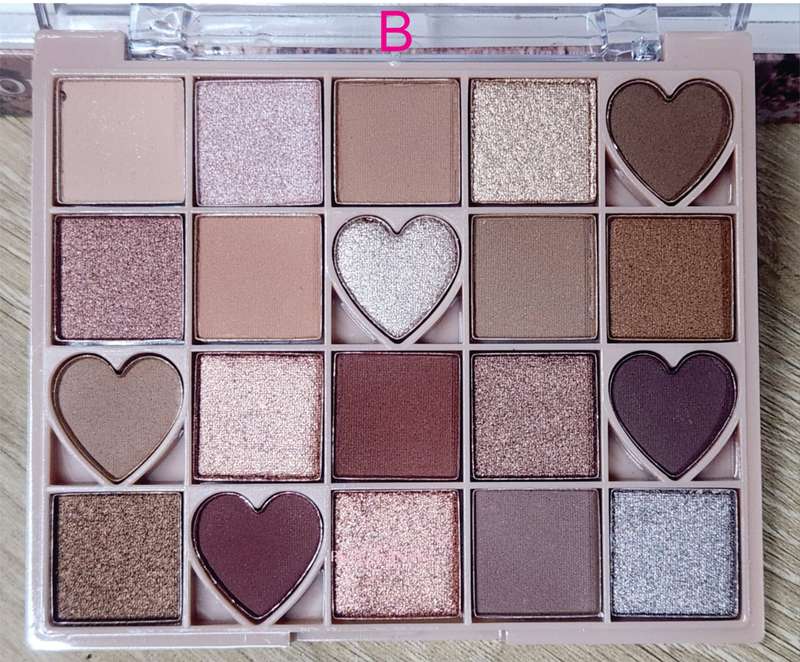 Glam Eyeshadow Palette 20 pieces - Romantic Colour Makeup - RC6914