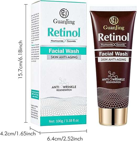 Guanjing Retinol Nicotamide Ceramide Anti-Aging Facial Wash / Face Wash - GJ7181