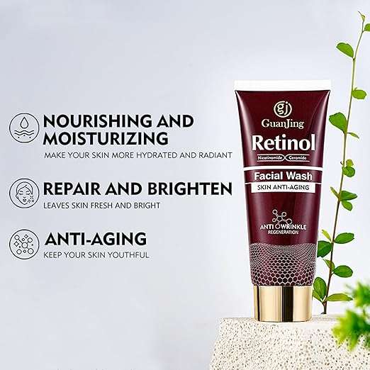 Guanjing Retinol Nicotamide Ceramide Anti-Aging Facial Wash / Face Wash - GJ7181