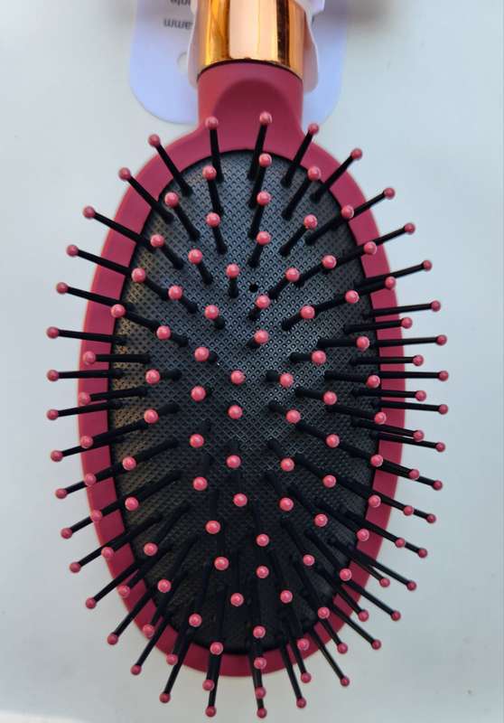Hair Brush 23.5cm Burgundy Colour, Oval Shape  - Miss Smoo For All Type Of Hair