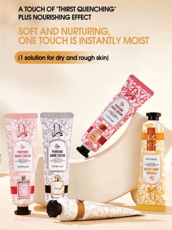 Hand Cream Bosuya Perfume  30g B2106 - 5 PIECES SET