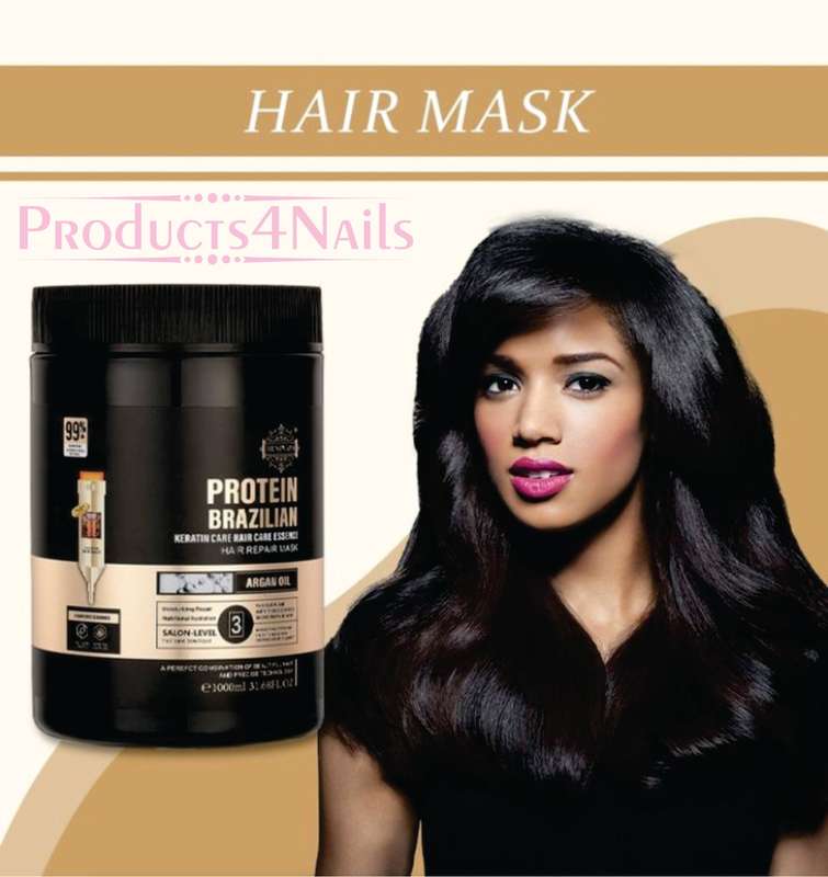 Keratin Brazilian Protein Creamy Hair Mask 1000ml - HS030-16