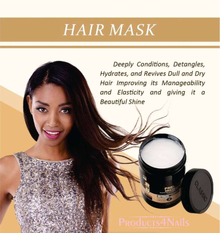 Keratin Brazilian Protein Creamy Hair Mask 1000ml - HS030-16