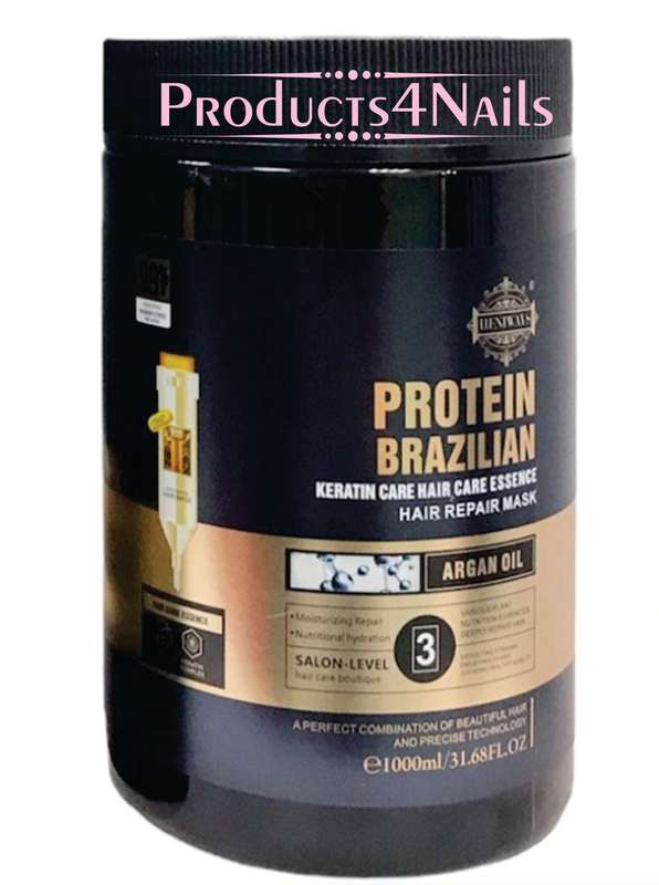 Keratin Brazilian Protein Creamy Hair Mask 1000ml - HS030-16