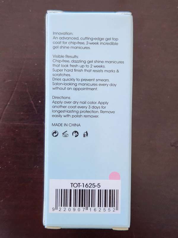 Miss Smoo Liquid Gel Shine Top Coat 15ml