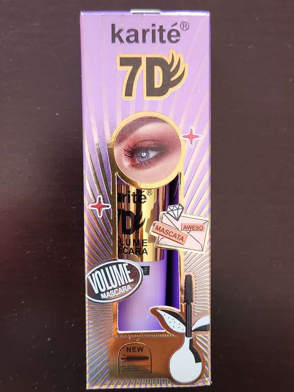 Karite 7D Volume Mascara 24 Hour Lash Multiplying Brush 15ml