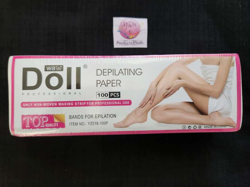 Doll Depilating Paper / Non-Woven Waxing Strips - 100pcs/pack