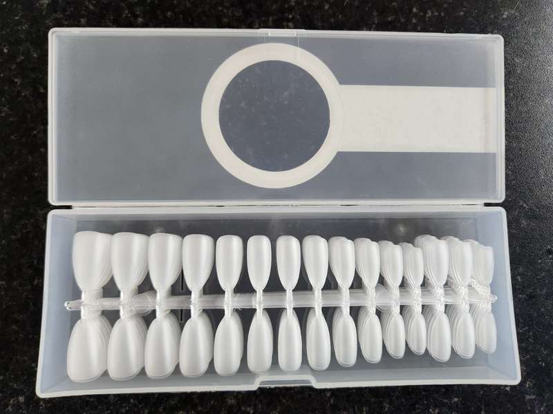NAILS  SHORT ALMOND  Soft Gel Tips Full Coverage Tips 300pcs (SA)