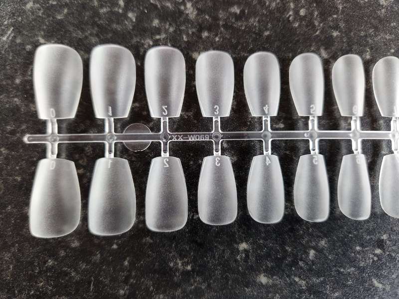 NAILS SHORT SQUARE Soft Gel Tips Full Coverage Tips 300pcs (SSQ)