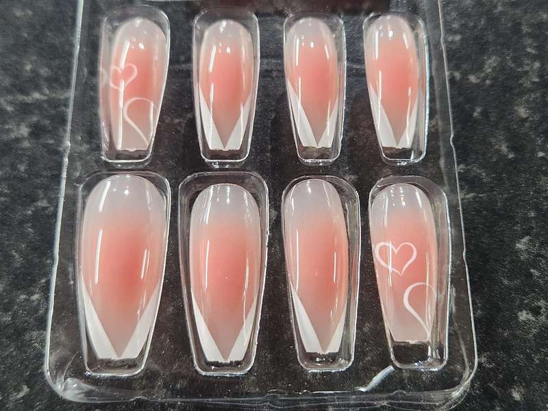 Press On Nails from Miss Smoo - Hearts