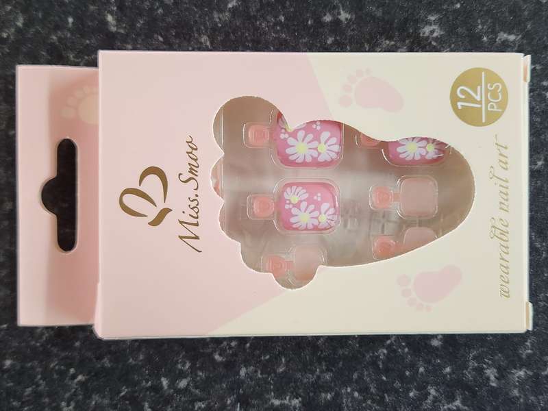 Press On TOE Nails from Miss Smoo - Flowers