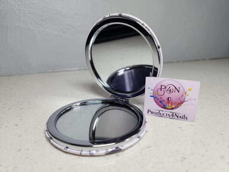 Cosmetic Mirror Classics Fashion 2 in 1 (Plain Mirror and Magnifying Glass)