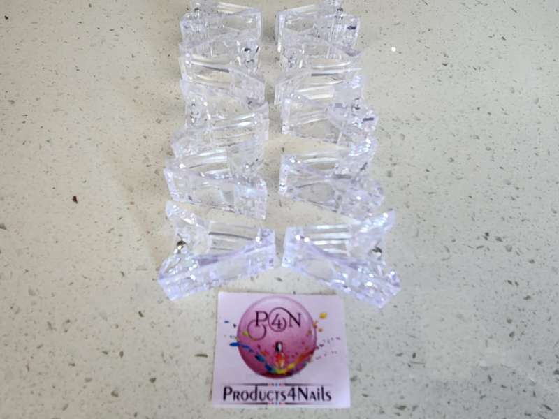 Nail Clear Clip for Poly Gel 10pcs in Bag