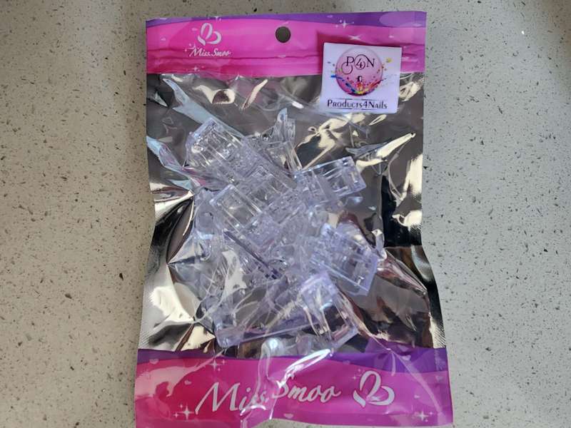Nail Clear Clip for Poly Gel 10pcs in Bag