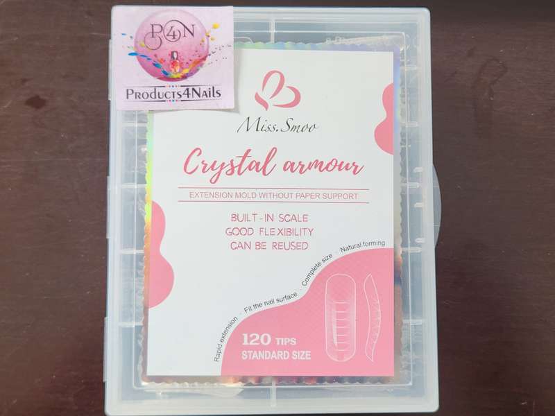Poly Gel False Nail COFFIN Shape Tips 120Pcs Reusable - Miss Smoo