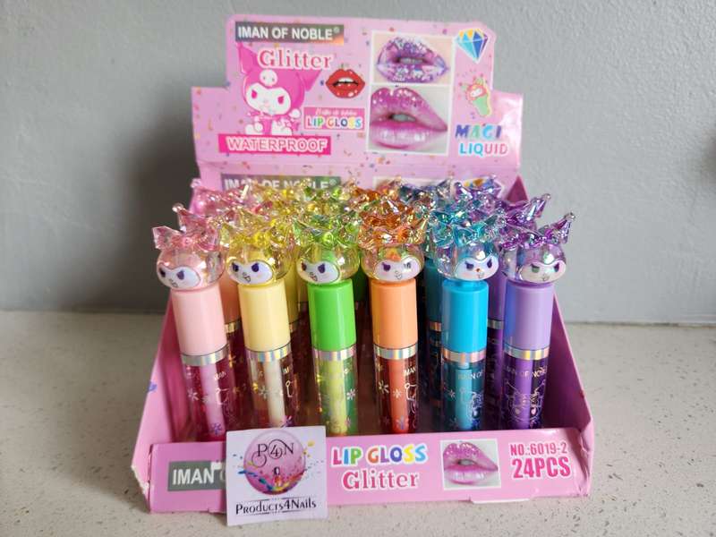 Lip Gloss Iman Of Noble Waterproof/Glitter - Plumpling Collageen NO: 6019-2