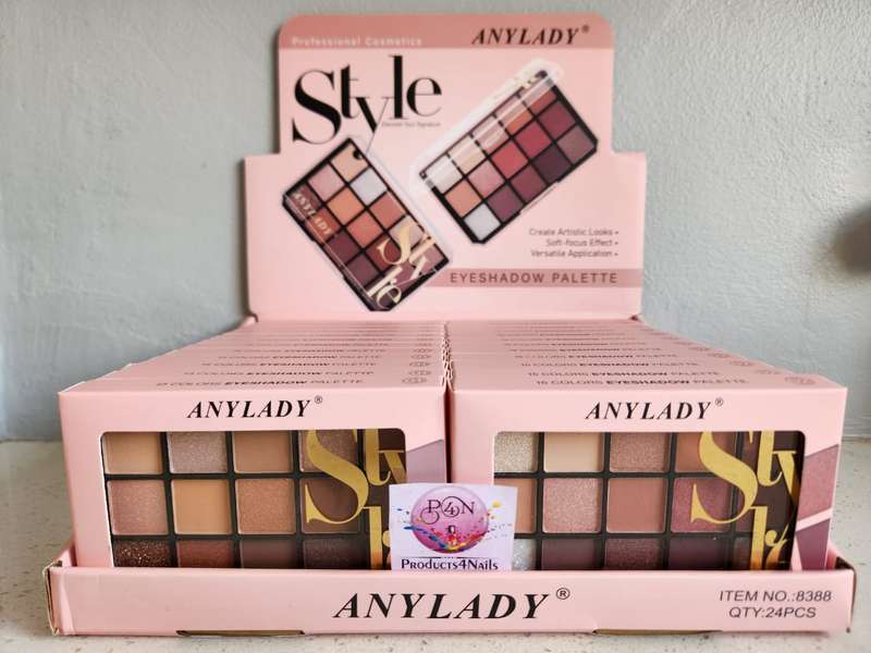 ANYLADY EYESHADOW PALETTE - 15 COLOURS (Item Code 8388)