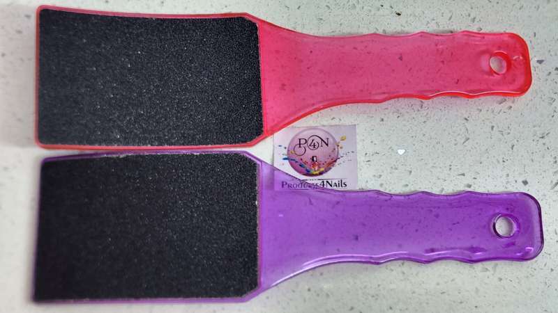 Foot File Plastic Handled (QUALITY PRODUCT) with bag