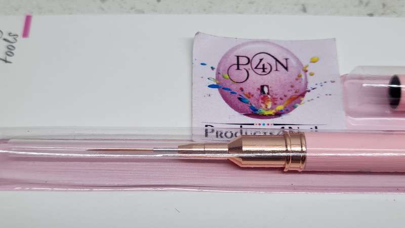 Miss Smoo Nail Art Liner Head Brush - Pink (High Quality)