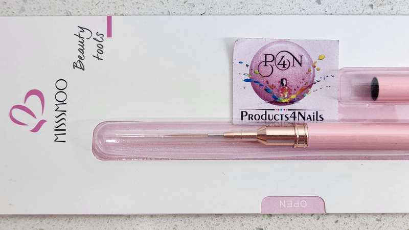Miss Smoo Nail Art Liner Head Brush - Pink (High Quality)