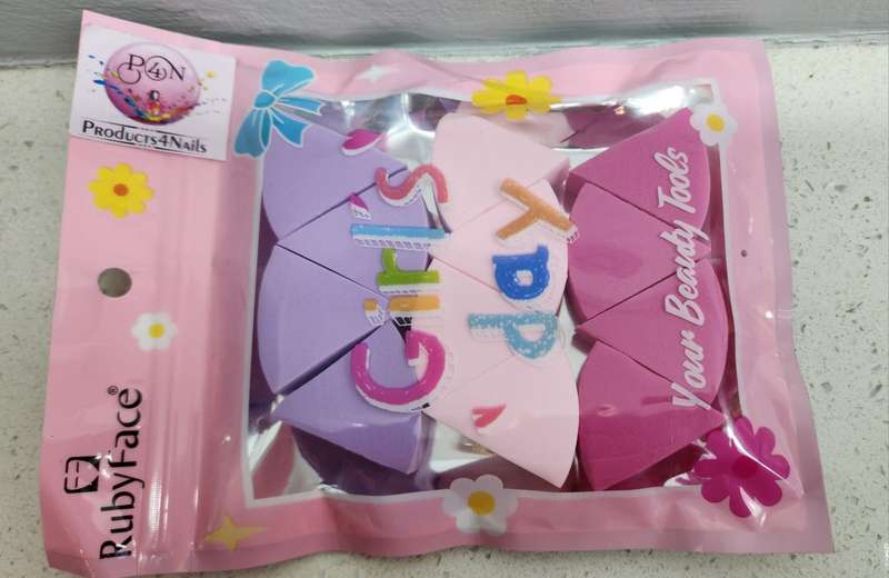 Disposable 12PCS Triangle Makeup Puff Makeup Sponge Packet