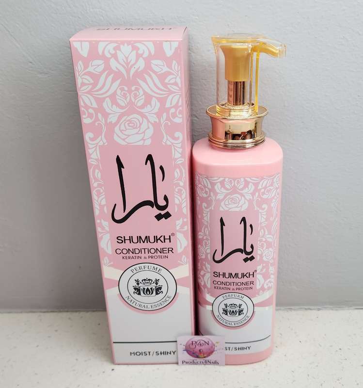 SHUMUKH - KERATIN Hair Shampoo and Conditioner YARA, 600ml - Moist / Shiny