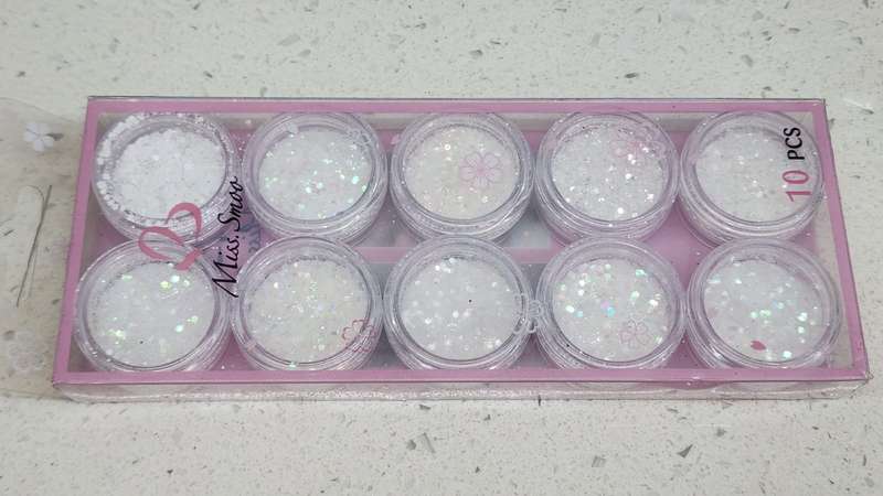 Nail GLITTER 10pcs