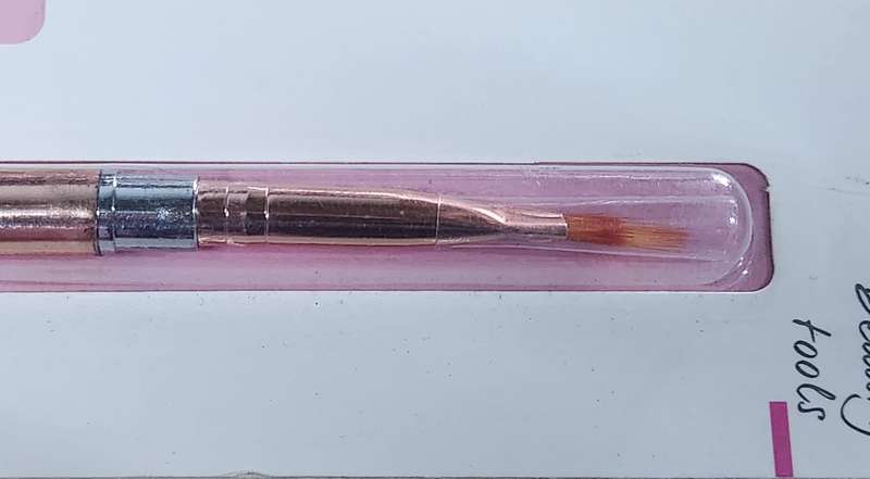 Nail Poly Gel Brush and Art liner 2in1 Miss Smoo - Pink Crystal