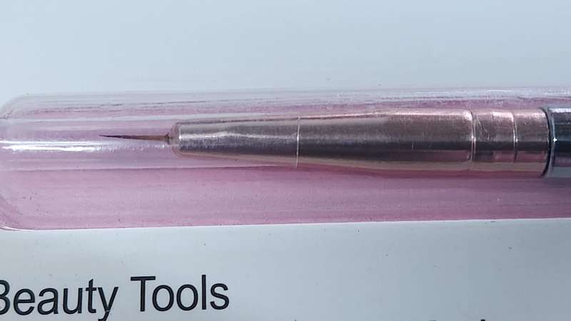 Nail Poly Gel Brush and Art liner 2in1 Miss Smoo - Pink Crystal
