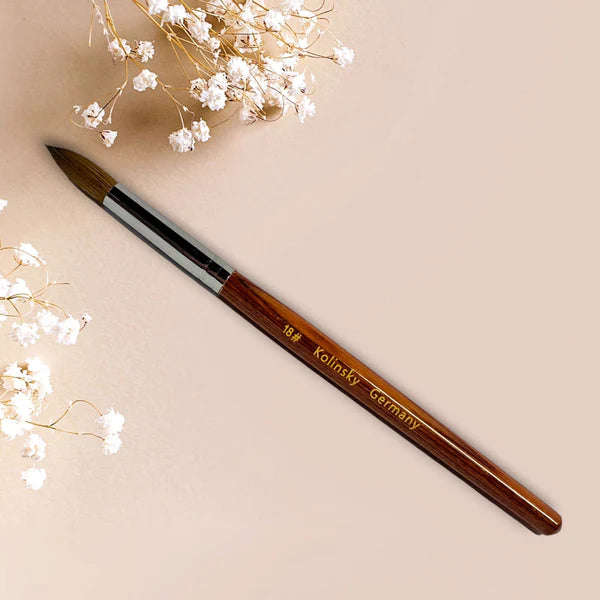 Kolinsky Sable Hair Acrylic Brush  #04, #06, #08, #10, #12