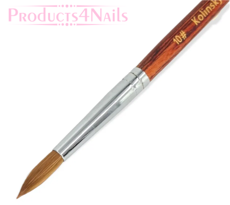 Kolinsky Sable Hair Acrylic Brush  #04, #06, #08, #10, #12
