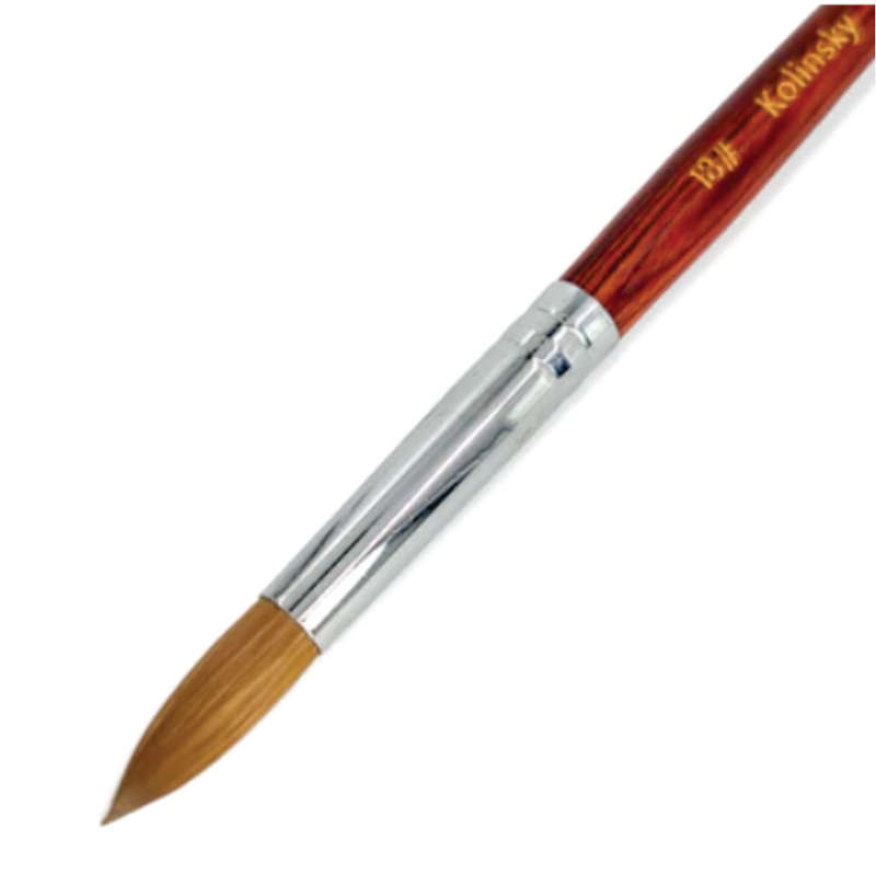 Kolinsky Sable Hair Acrylic Brush  #04, #06, #08, #10, #12