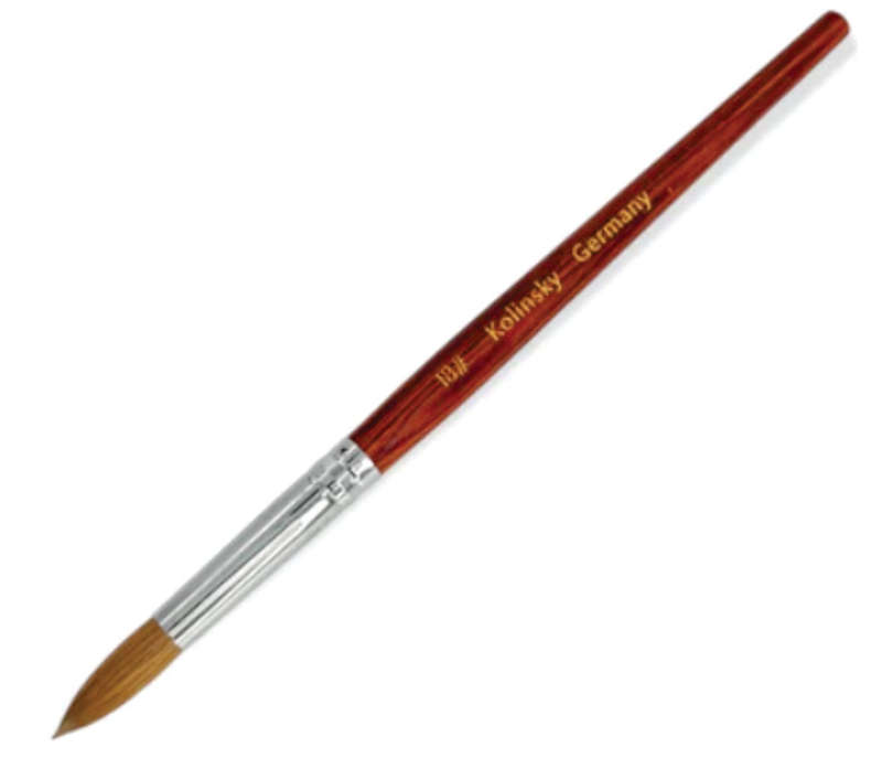 Kolinsky Sable Hair Acrylic Brush  #04, #06, #08, #10, #12