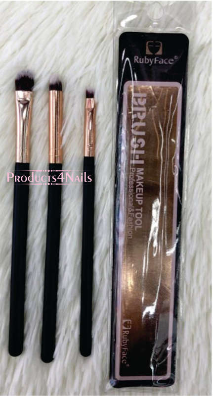 Makeup Brush Set 3pcs - Ruby Face