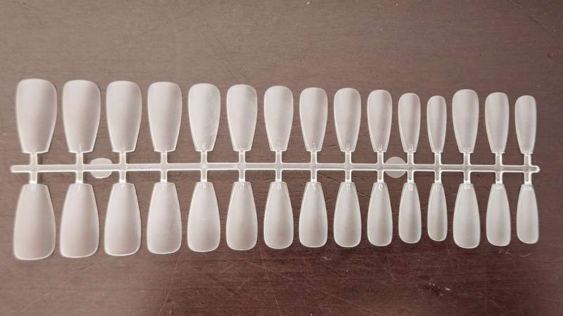 NAILS MEDUIM COFFIN  Soft Gel Tips Full Coverage Tips 300pcs (MC)