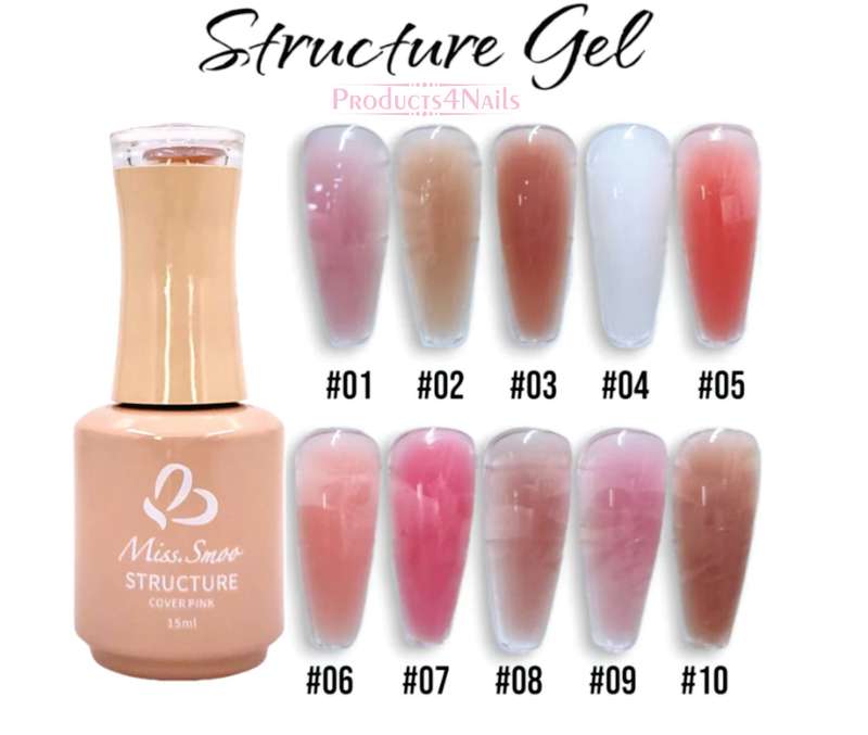 Miss Smoo Structure UV LED Gel 15ml - HARD GEL