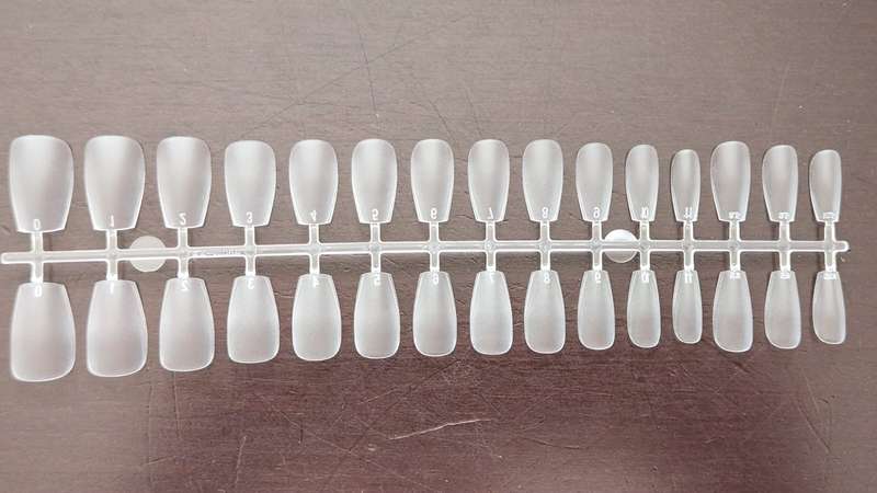 NAILS  SHORT COFFIN  Soft Gel Tips Full Coverage Tips 300pcs (SC)