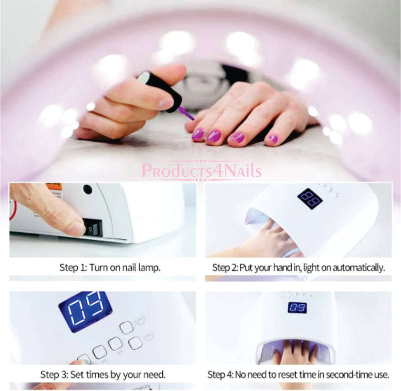 SUN 5 LED/UV Lamp 48W - BIG Size