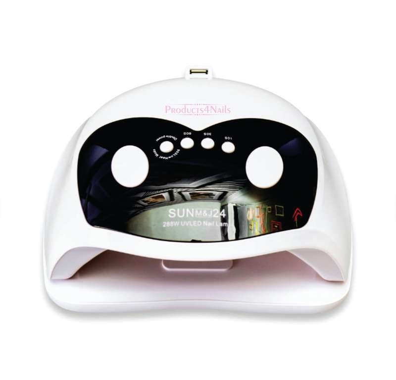 SUN M&J 24 Professional Gel Polish LED Nail Dryer Lamp - 288W
